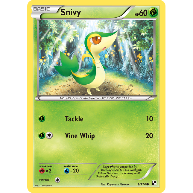 Snivy [Black & White]