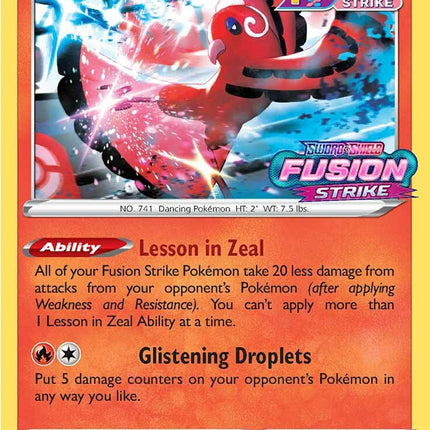 Oricorio (SWSH168) (Prerelease Promo) [Sword & Shield: Black Star Promos]