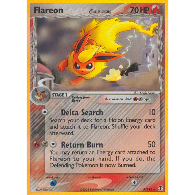 Flareon (5/113) (Delta Species) [EX: Delta Species]