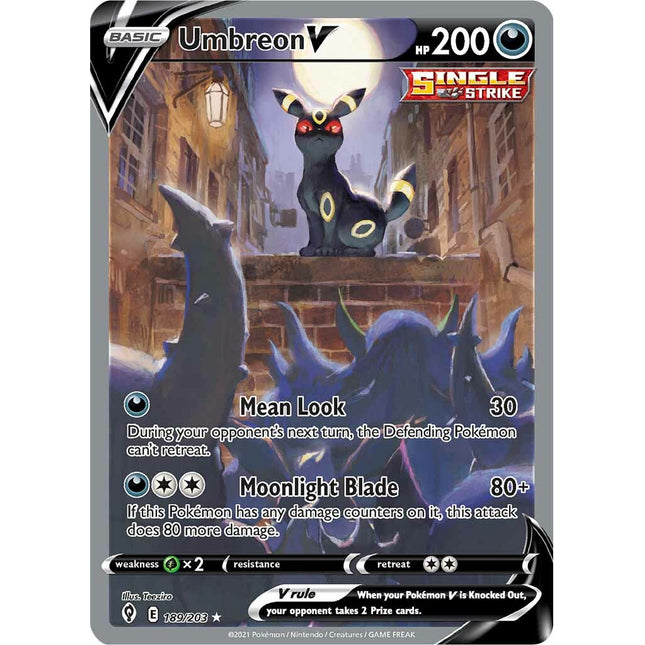 Umbreon V (189/203) [Sword & Shield: Evolving Skies]