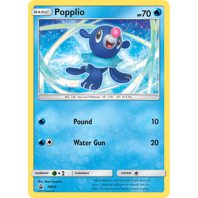 Popplio (SM24) [Sun & Moon: Black Star Promos]