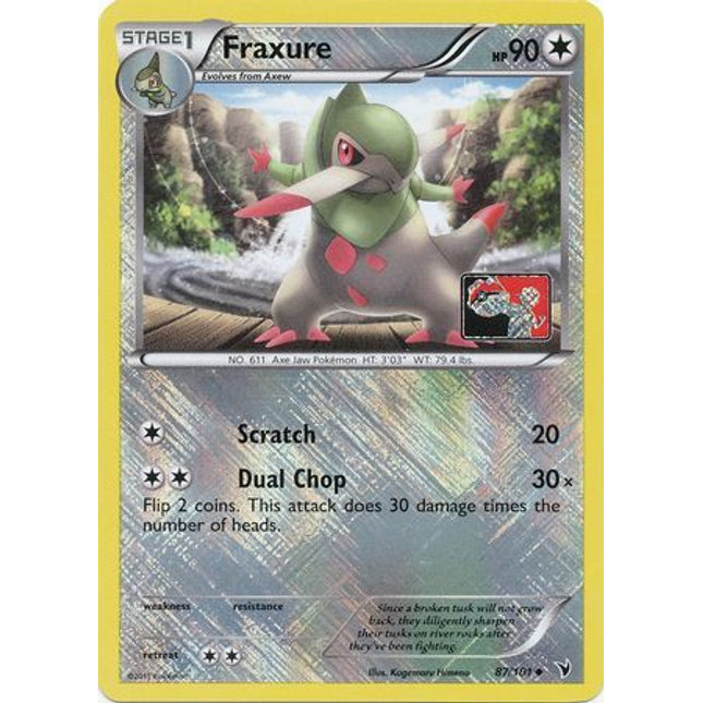 Fraxure (87/101) (League Promo) [Black & White: Noble Victories]