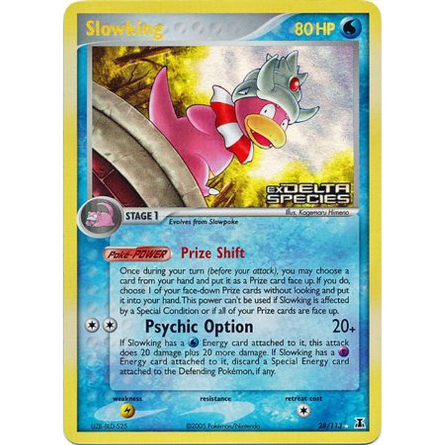 Slowking (28/113) (Stamped) [EX: Delta Species]