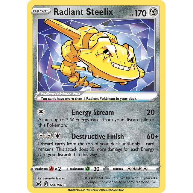 Radiant Steelix (124/196) [Sword & Shield: Lost Origin]