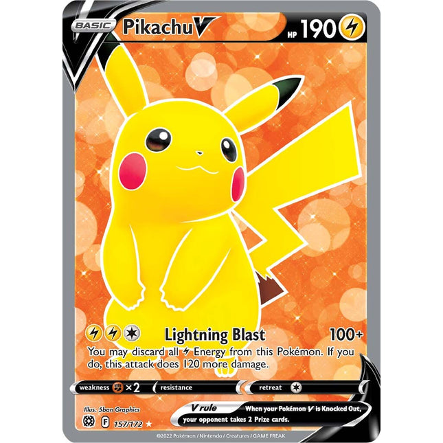Pikachu V (157/172) [Sword & Shield: Brilliant Stars]