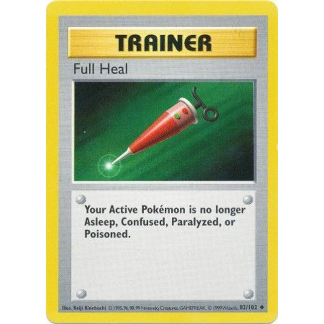 Full Heal (82/102) [Base Set (Shadowless)]