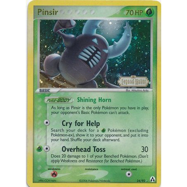 Pinsir (24/92) (Stamped) [EX: Legend Maker]