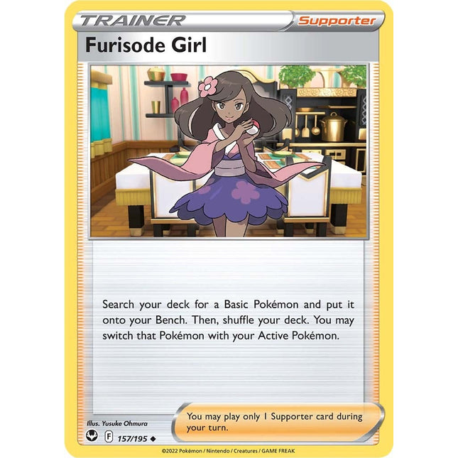 Furisode Girl (157/195) [Sword & Shield: Silver Tempest]