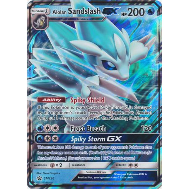 Alolan Sandslash GX (SM236) (Jumbo Card) [Sun & Moon: Black Star Promos]