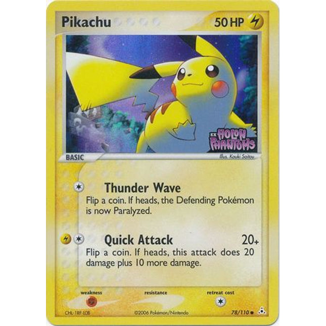 Pikachu (78/110) (Stamped) [EX: Holon Phantoms]