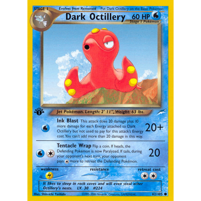 Dark Octillery (62/105) [Neo Destiny 1st Edition]
