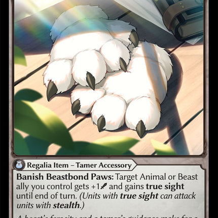 Beastbond Paws - DOA Alter EN-025 - x4 - Common - Near Mint - Non-Foil - Grand Archive TCG