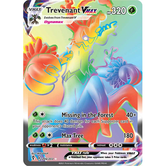 Trevenant VMAX (206/203) [Sword & Shield: Evolving Skies]