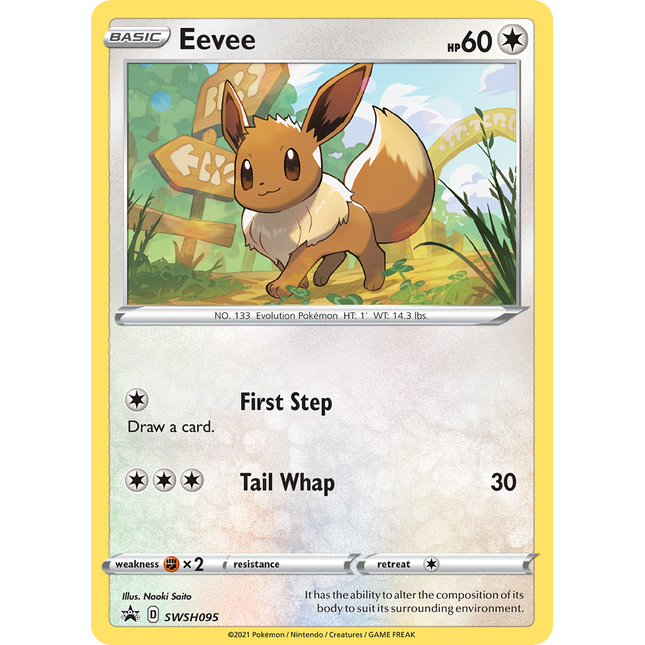 Eevee (SWSH095) [Sword & Shield: Black Star Promos]