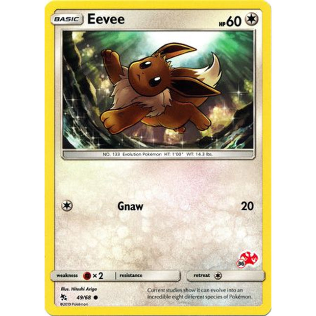 Eevee (49/68) (Charizard Stamp #36) [Battle Academy 2020]