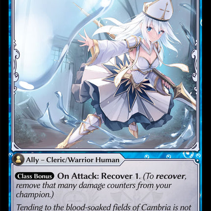 Benevolent Battle Priest - DOA Alter EN-161 - Uncommon - Near Mint - Foil - Grand Archive TCG