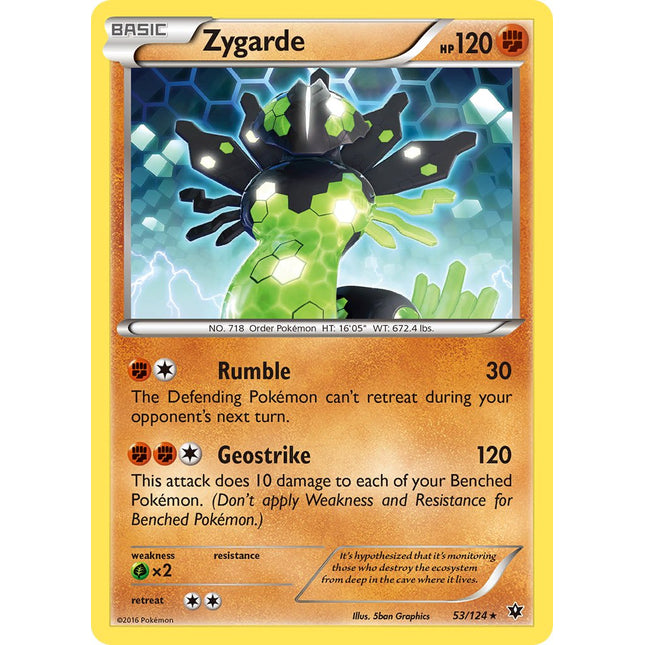 Zygarde (53/124) (Theme Deck Exclusive) [XY: Fates Collide]
