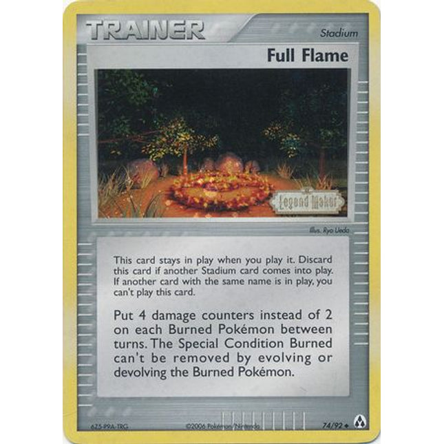 Full Flame (74/92) (Stamped) [EX: Legend Maker]