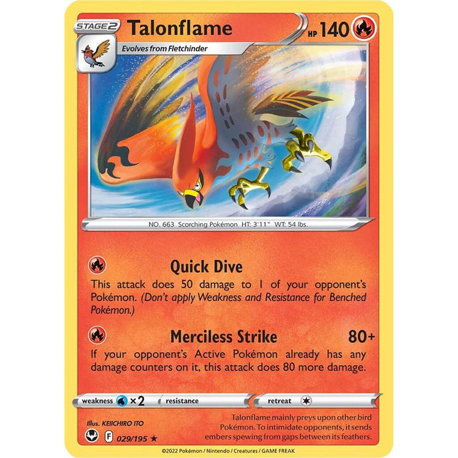 Talonflame (029/195) [Sword & Shield: Silver Tempest]