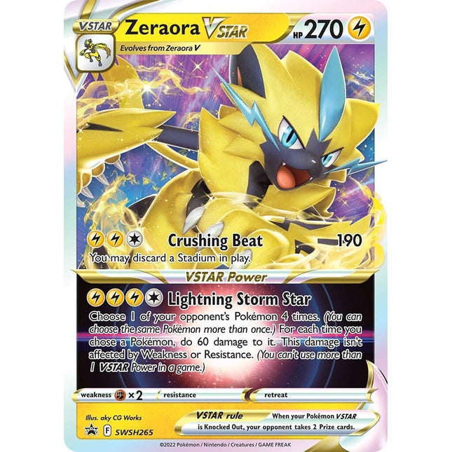 Zeraora VSTAR (SWSH265) (Jumbo Card) [Sword & Shield: Black Star Promos]