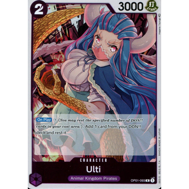 Ulti - OP01-093 - Rare - English - One Piece TCG OP-01