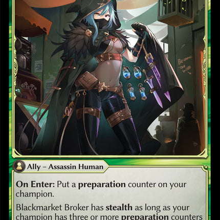 Blackmarket Broker - DOA Alter EN-202 - x4 - Common - Near Mint - Non-Foil - Grand Archive TCG