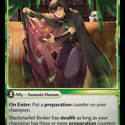 Blackmarket Broker - DOA 1st EN-202 - Common - Near Mint - Foil - Grand Archive TCG
