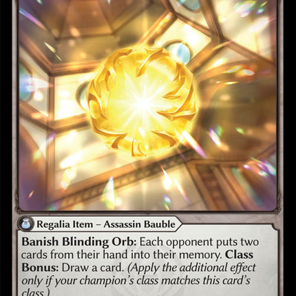 Blinding Orb - DOA Alter EN-026 - Rare - Near Mint - Foil - Grand Archive TCG
