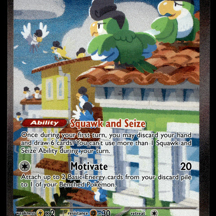 Squawkabilly ex - 264/193 - NM - Alt Art - Paldea Evolved - Pokemon - A8-32