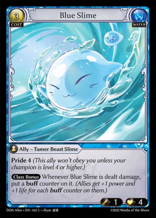 Blue Slime - DOA Alter EN-162 - Foil - Grand Ar