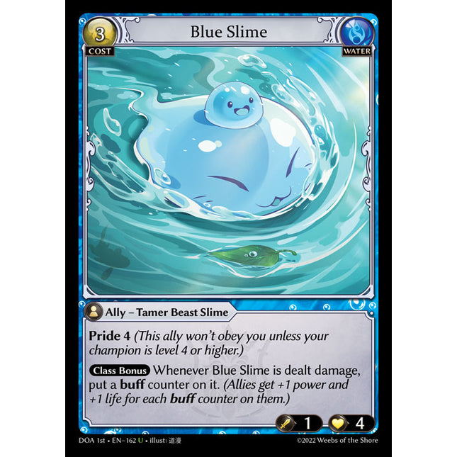 Blue Slime - DOA 1st EN-162 - Uncommon - Near Mint - Non-Foil - Grand Archive TCG