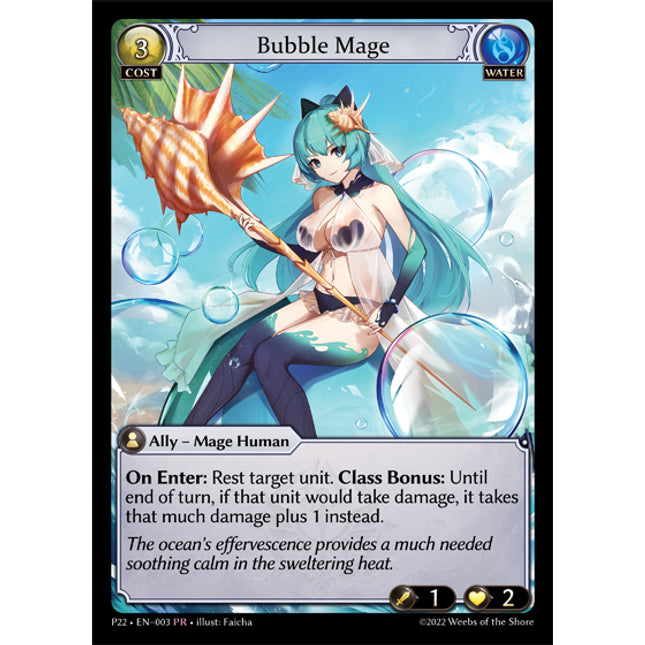 Bubble Mage - P22-003 - Promo - Near Mint - Non-Foil - Grand Archive TCG