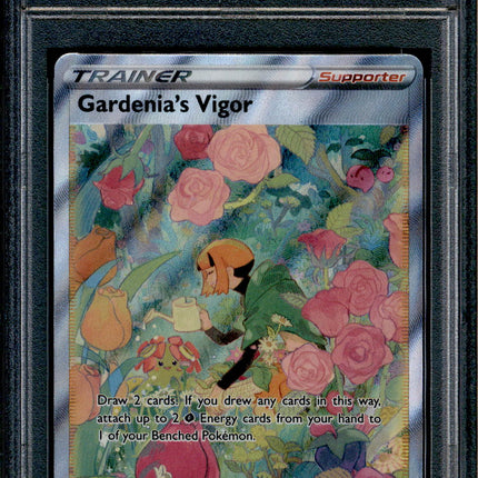 Gardenia's Vigor - GG61/GG70 - PSA 9 - Full Art - Crown Zenith - Pokemon - 68765