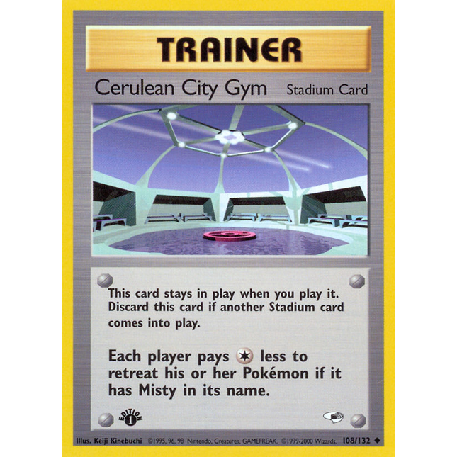 Cerulean City Gym (108/132) [Gym Heroes 1st Edition]