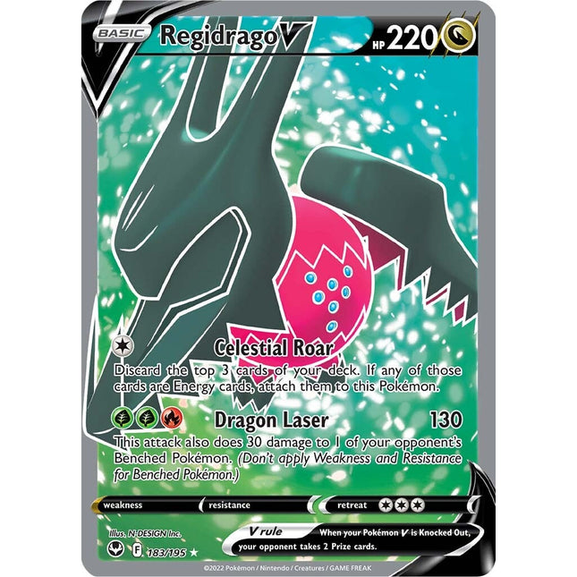 Regidrago V (183/195) [Sword & Shield: Silver Tempest]