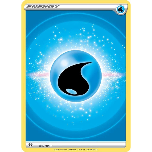 Water Energy (154/159) (Texture Full Art) [Sword & Shield: Crown Zenith]