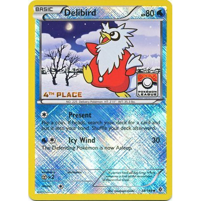 Delibird (38/149) (League Promo 4th Place) [Black & White: Boundaries Crossed]