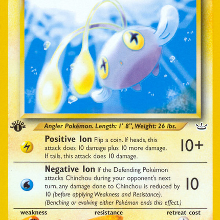 Chinchou (42/64) [Neo Revelation 1st Edition]