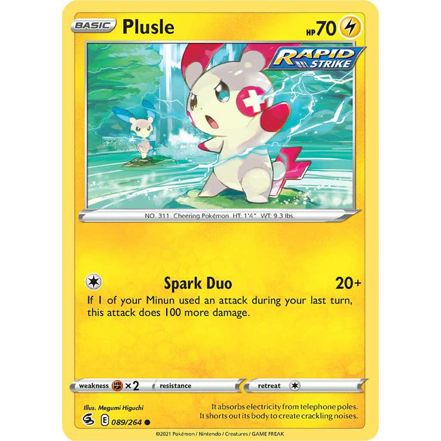 Plusle (089/264) [Sword & Shield: Fusion Strike]
