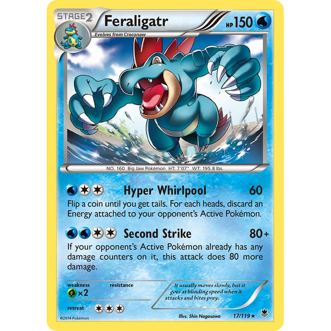 Feraligatr (17/119) (Theme Deck Exclusive) [XY: Phantom Forces]