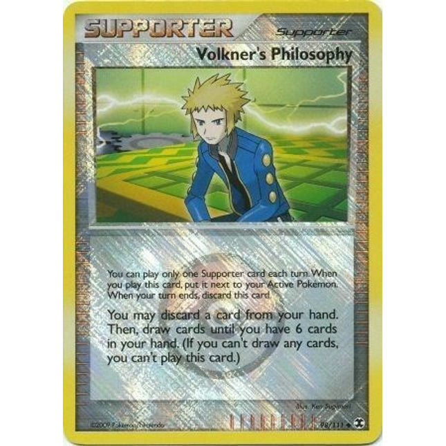 Volkner's Philosophy (98/111) (Player Reward) [Platinum: Rising Rivals]