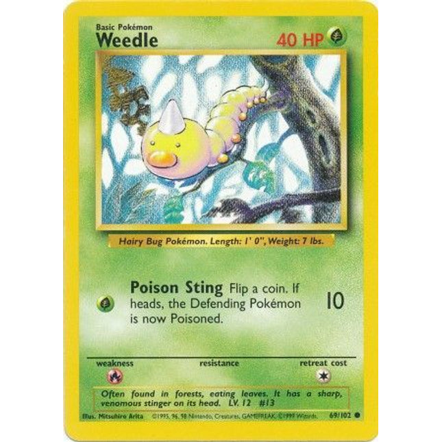Weedle (69/102) [Base Set]