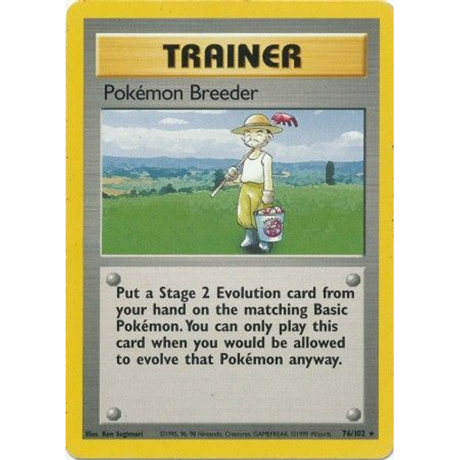 Pokemon Breeder (76/102) [Base Set Unlimited]