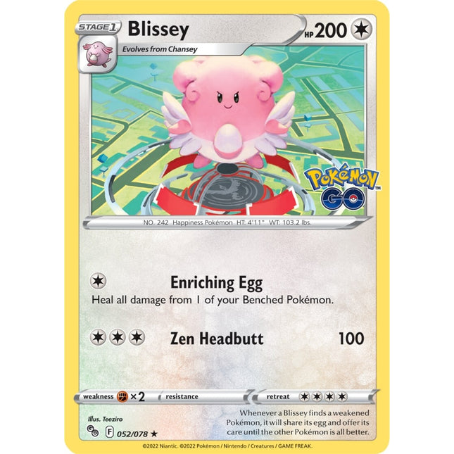 Blissey (052/078) [Pokémon GO]