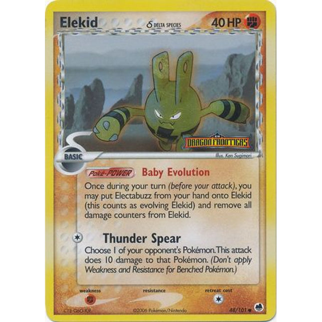 Elekid (48/101) (Delta Species) (Stamped) [EX: Dragon Frontiers]
