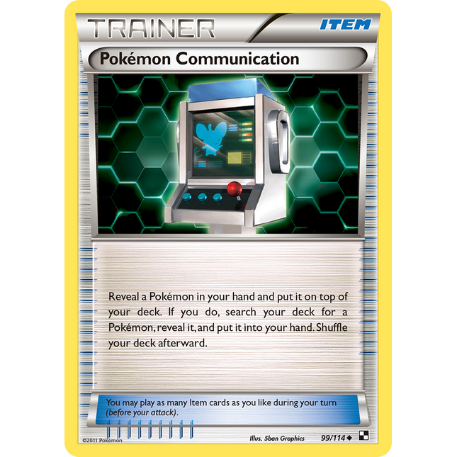 Pokemon Communication (99/114) [Black & White: Base Set]