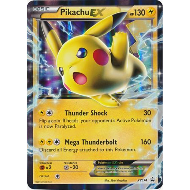Pikachu EX (XY174) (Jumbo Card) [XY: Black Star Promos]