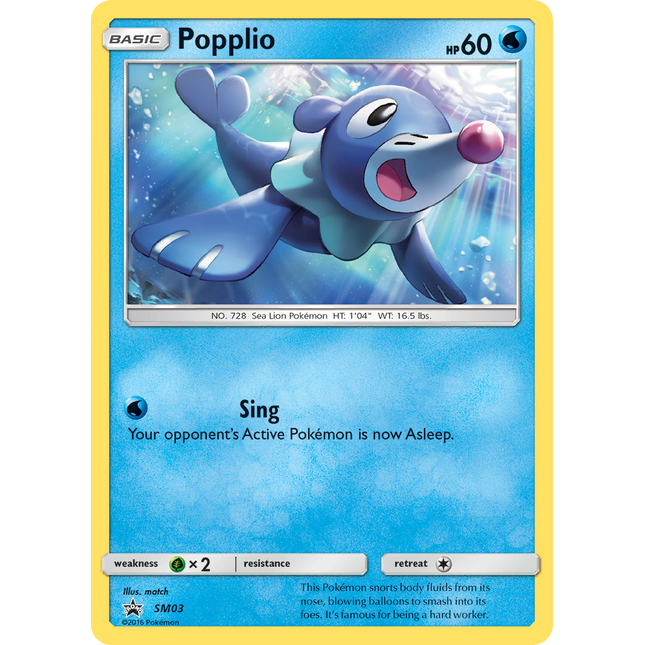 Popplio [SM Black Star Promos]