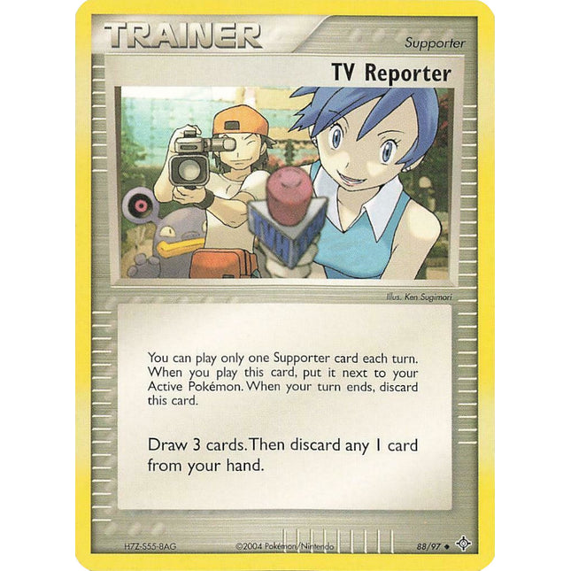TV Reporter (88/97) [EX: Battle Stadium]
