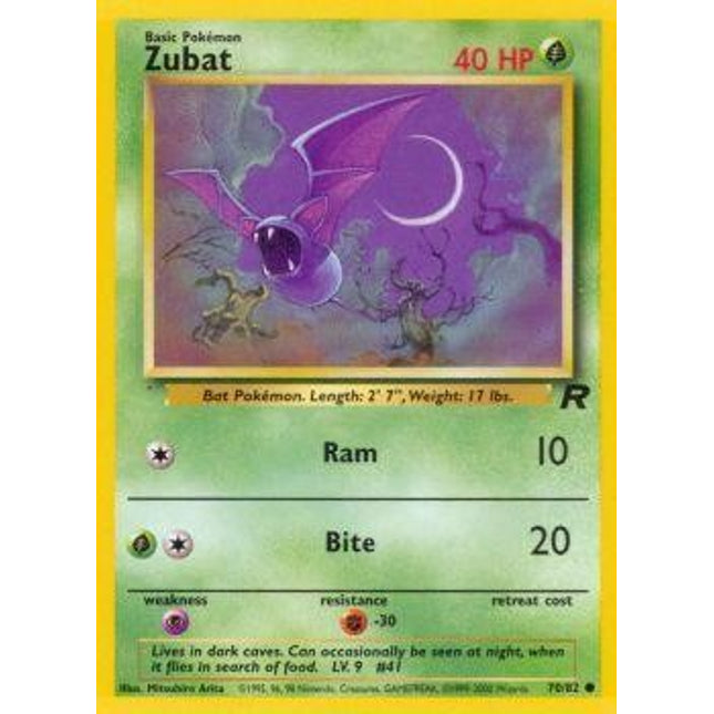 Zubat (70/82) [Team Rocket]